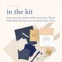 Japanese Sashiko Repair Kit, thumbnail 2 of 3