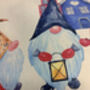 Personalised Gnome Family Christmas Cushion, thumbnail 5 of 5