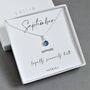 Sterling Silver September Birthstone Necklace, thumbnail 1 of 5