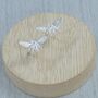 Sterling Silver Honey Bee Studs, thumbnail 1 of 3