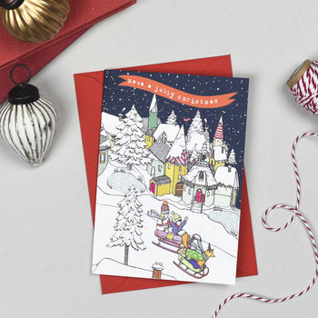 'Have A Jolly Christmas' Christmas Card, 2 of 3