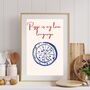 A4 Print, Pizza Is My Love Language, thumbnail 1 of 5