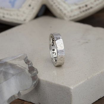 Personalised Arran 5mm Ring, 2 of 4