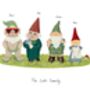 Personalised Garden Gnome Print, thumbnail 3 of 4
