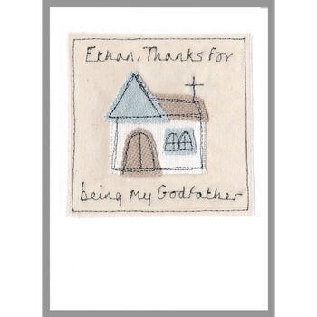 Personalised Thank You Card For Godparent, Godfather Or Godmother, 11 of 11