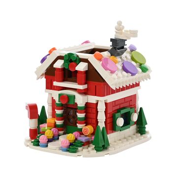 Christmas Candy House Building Block Set Gift, 2 of 5