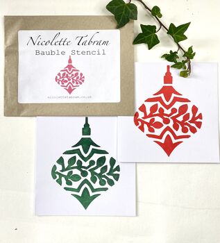 Christmas Card Stencils. Christmas Crafts, 3 of 6