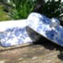 Lidded Butterdish In Blue Peony Design, thumbnail 8 of 9