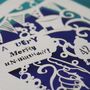 Personalised Papercut Unbirthday Card, thumbnail 3 of 7