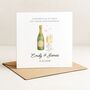 Personalised Simple Engagement Card For Couple Or Friends, thumbnail 1 of 7