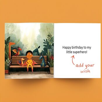 Personalised Superhero Book Gift For Boys, 8 of 9