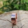 Chunky Copper Ring Polished, thumbnail 3 of 4