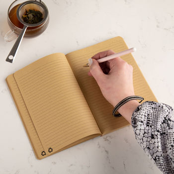 Personalised 'Work For It' Motivational Cork Notebook, 2 of 6