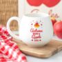 Autumn Skies And Apple Pies Rounded Mug, thumbnail 1 of 4