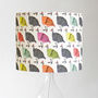Colourful Guinea Fowl Handmade Stand Lampshade, thumbnail 1 of 8