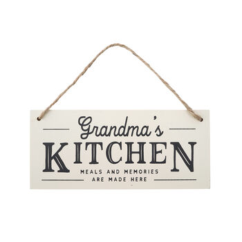 Grandma’s Kitchen Hanging Wooden Sign, 2 of 3