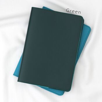 Personalised Refillable Leather Lined Notebook, 5 of 7