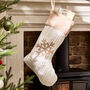 Personalised Cable Knit Christmas Stockings, thumbnail 4 of 5