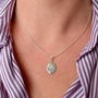 Sterling Silver Birth Flower Necklace, thumbnail 5 of 11