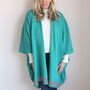 Jade Knitted Blanket Cardigan, thumbnail 6 of 6