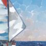 Falmouth Sailing Upcycled Paper Collage Print, thumbnail 3 of 5