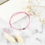 Christmas Wish For My Uncle Charm Bracelet And Card, thumbnail 2 of 4