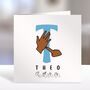 Bsl Name Birthday Card, thumbnail 1 of 5