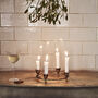 Luna Brass Candle Centrepiece, thumbnail 4 of 6