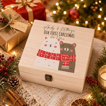 Personalised First Christmas Married Box, 4 of 4