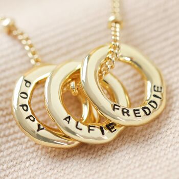Personalised Organic Halo Necklace, 10 of 11