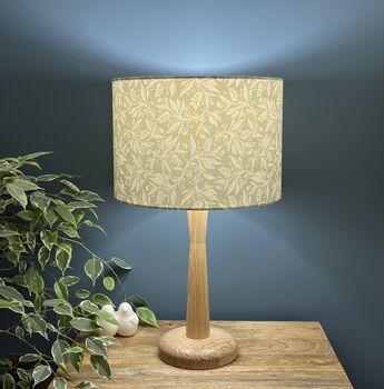 Oxford Green Botanical Leaves Drum Lampshades, 4 of 9