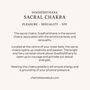 Sacral Chakra Men's Carnelian Silver Necklace, thumbnail 6 of 10