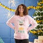 Organic Cotton All Good In The Pud Christmas Jumper, thumbnail 1 of 3