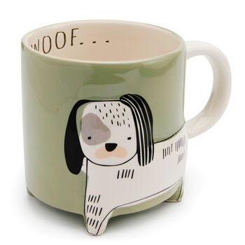 Patch Dog Mug With Feet, 2 of 6