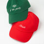 Custom Wedding Style Embroidered Cap For Wife Bride Groomsman Bridesmaids, thumbnail 6 of 6