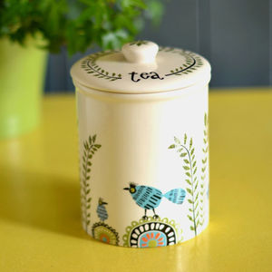 Hannah Turner Products Notonthehighstreet Birdlife Storage Jar