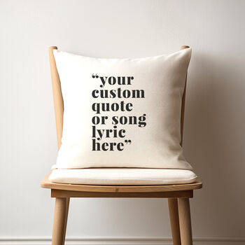 Custom Quote Cushion, 2 of 2