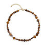 Brown Tiger's Eye Beaded Necklace, thumbnail 1 of 2