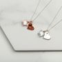 New Mum Gift Personalised Heart Necklace, thumbnail 2 of 6