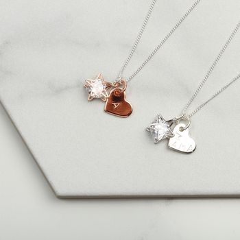 New Mum Gift Personalised Heart Necklace, 2 of 6