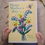 Kids Personalised Colour In Mother's Day Card, thumbnail 3 of 4