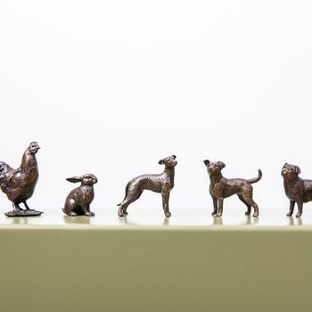 Miniature Bronze Jack Russell Sculpture 8th Anniversary, 11 of 11