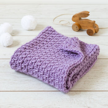 Lucy Baby Blanket Crochet Kit, 2 of 4