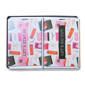 Personalised Matches Date Night Activity Card Tin, 6 of 12