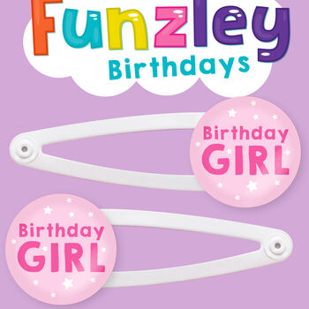 Birthday Girl Hair Clips, 3 of 3