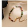 Monaco D'or Gold Pearl Ombré Tourmaline Natural Stone Gift Bracelet, thumbnail 1 of 5