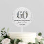 60th Diamond Anniversary Cake Topper, thumbnail 3 of 5
