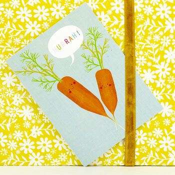 Mini Carrots Congratulations Card, 3 of 5