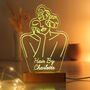 Personalised Fleur Line Art LED Light, thumbnail 7 of 12