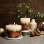 Luxury Winter Botanical Christmas Candle Orange Cinnamon Clove 1740g, thumbnail 1 of 3